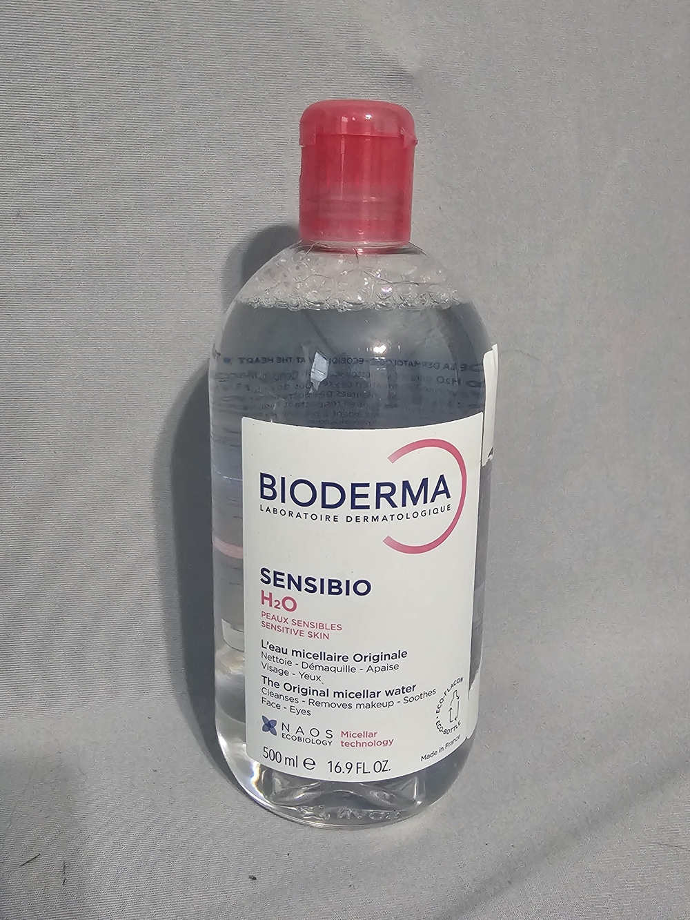 Bioderma Sensibio H2O Micellar Water – Pink Cap (500 ml)